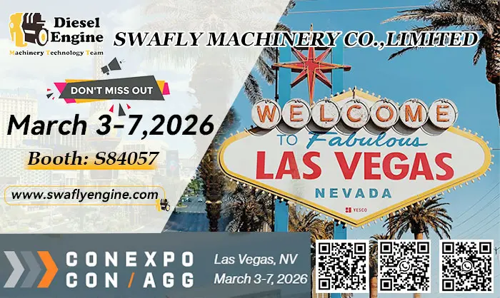 Invitación a SWAFLY MACHINERY en CONEXPO-CON/AGG 2026 (Las Vegas)