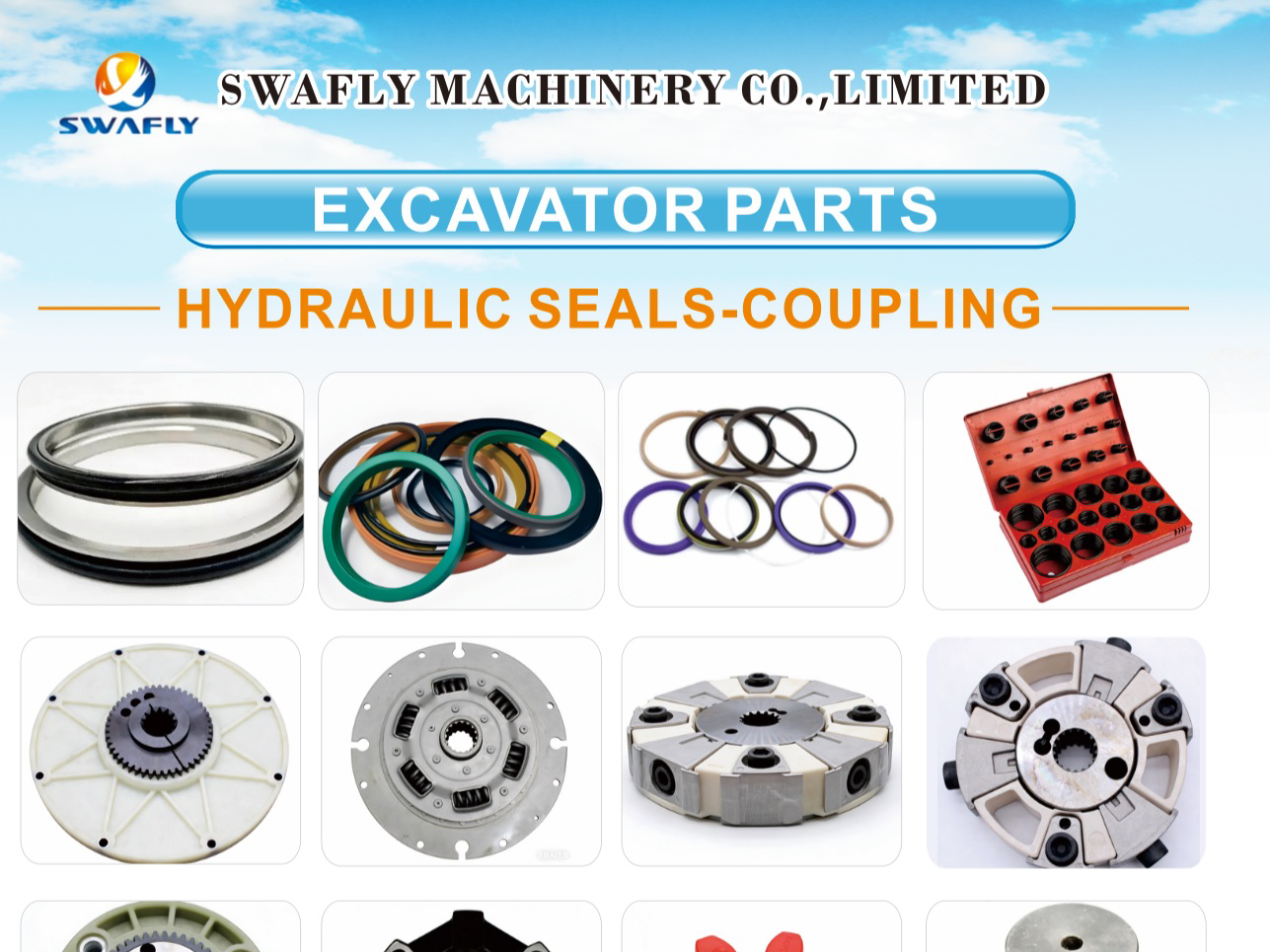 Sellos y piezas de calidad para excavadoras, cargadoras y topadoras