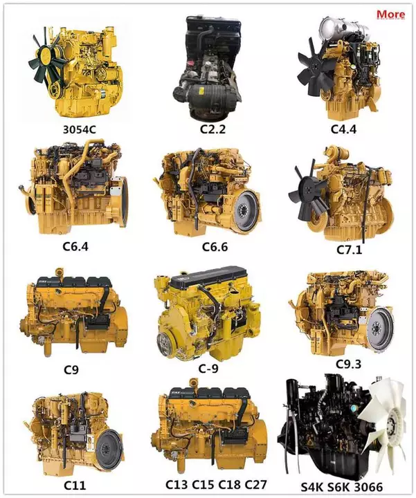Motores Caterpillar en stock: C2.2, C4.4, C7.1, C9.3B, C13, C15 y C18